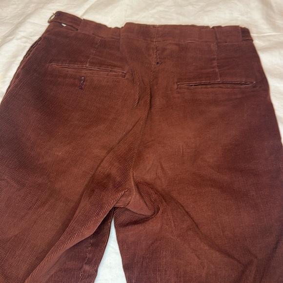 Vintage Burgundy Corduroy Hubbard Bellbottom Slacks - Picture 5 of 6